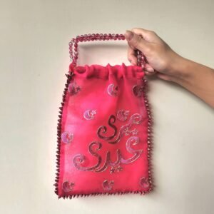 GULABI MESH BAG